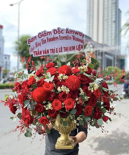 Giỏ Hoa Đơn Giản GH131