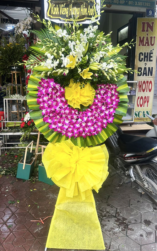 Hoa tang lễ tại Bạc Liêu